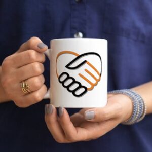 Peace Over Pieces Coffee Mug