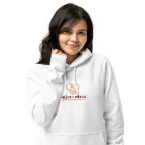 Unisex Eco Raglan Hoodie (White)